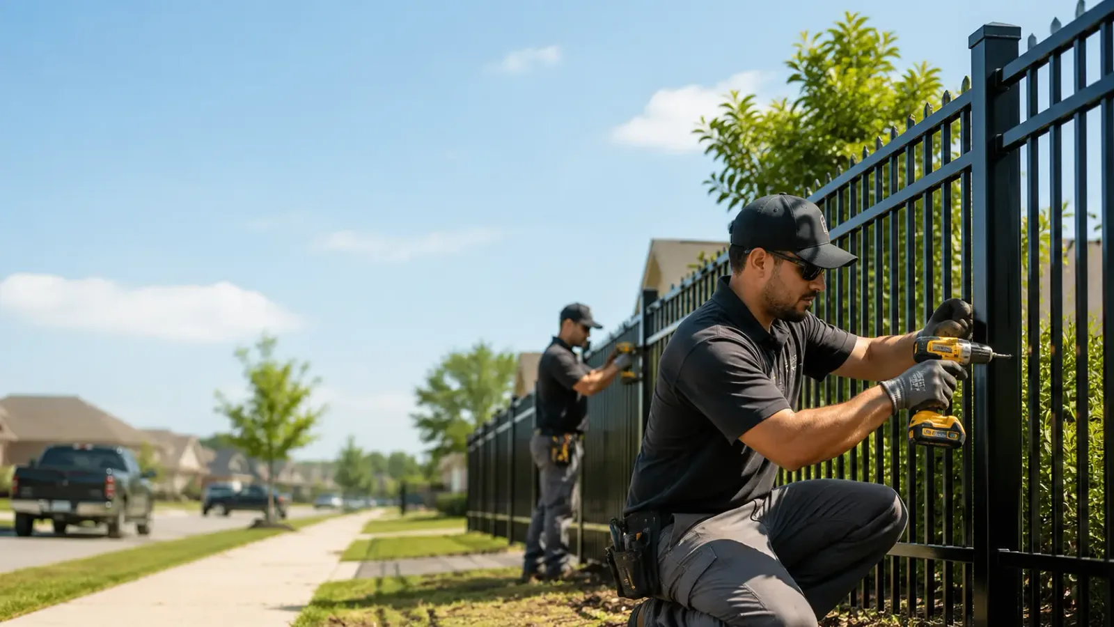 Metal Fence Installation in Green Camp, OH